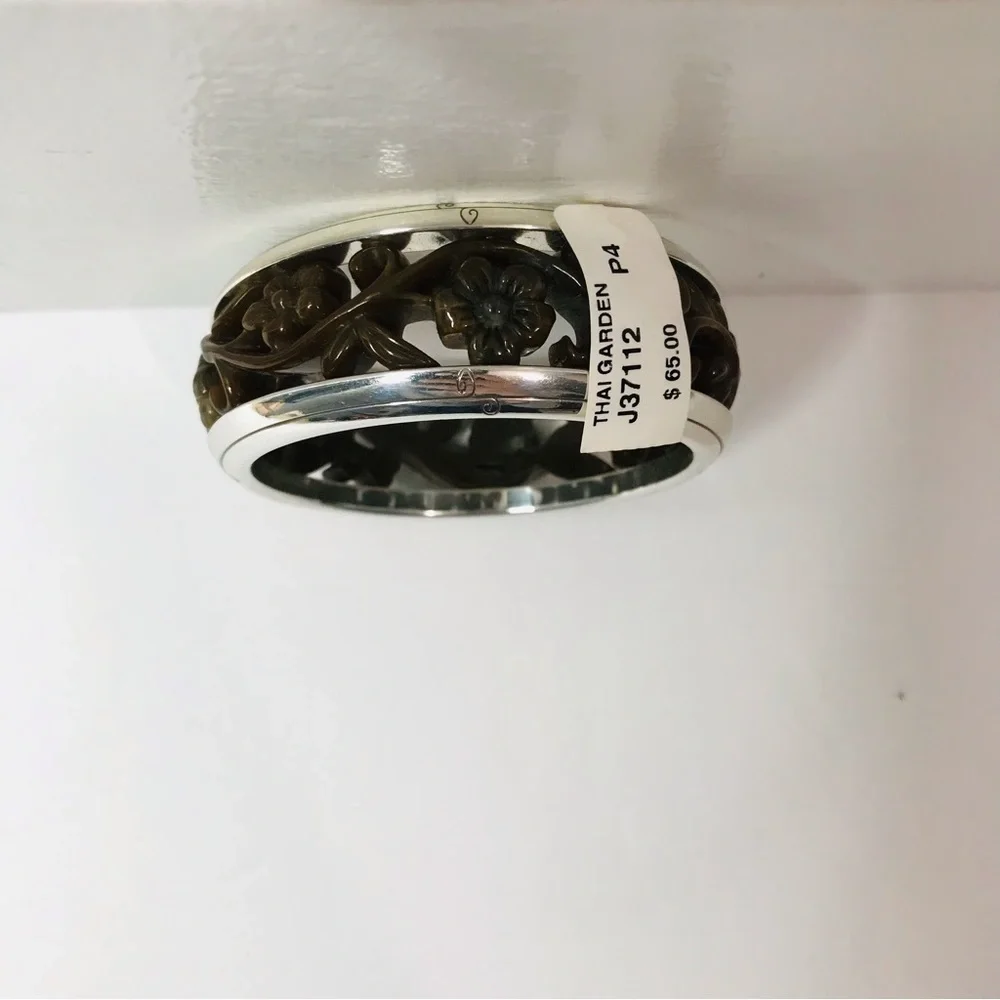 New BRIGHTON THAI Garden Brown Thick Slip On Bangle